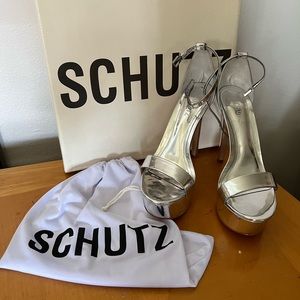 Schutz Platform sandals (Never worn!)